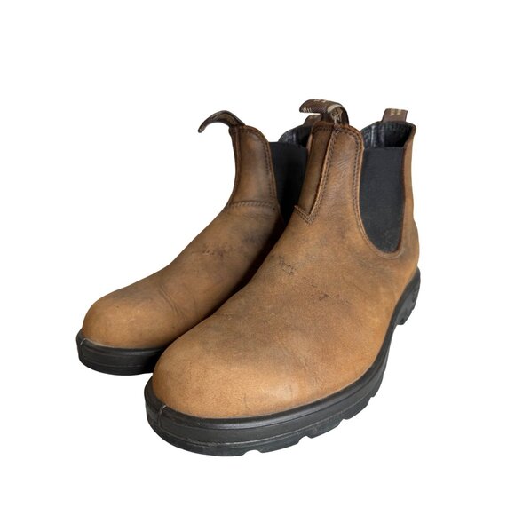 Blundstone Men's Brown Leather Boots - Picture 2 of 7